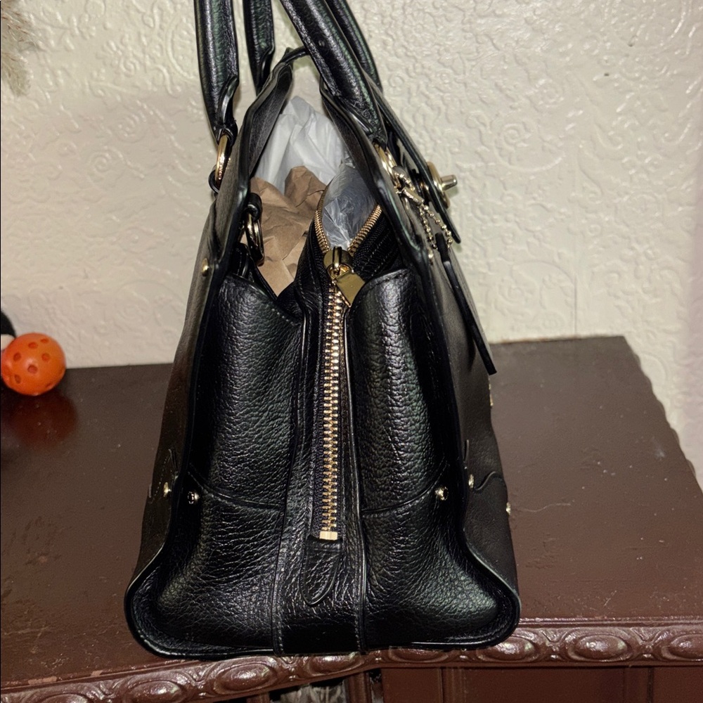 Coach Mercer black pebbled grain leather - Picture 4 of 9